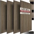 TECTAKE - Panneaux acoustiques SONIC WALL aspect bois Chêne foncé - vignette
