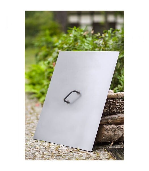 COOK KING - Couvercle pour braséro 71,5 x 71,5 cm, finition de haute qualité - large