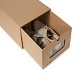 ID MARKET - Lot de 20 cartons boites de rangement à chaussures avec tiroir - vignette