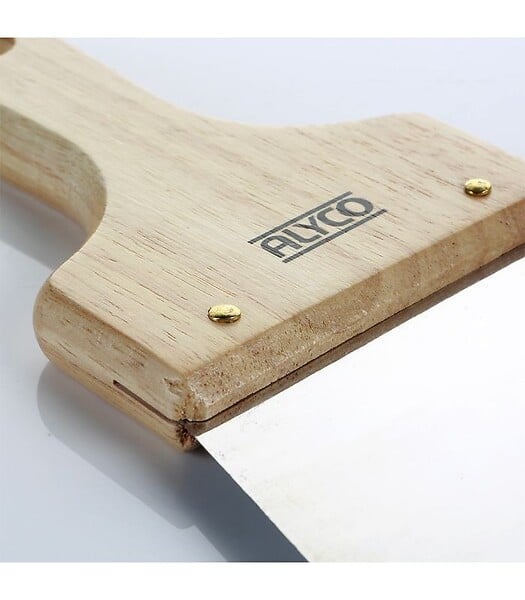 ALYCO - Spatule inox manche en bois 200mm - large