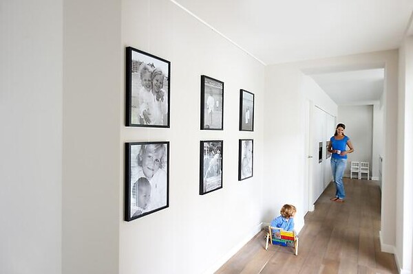 ARTITEQ - Cimaise Plafond Click Up Rail 200cm + clips + vis & chevilles multimatériaux - Cimaise Tableau Artiteq Blanc mat à peindre - large