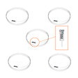 ARTITEQ - Fil perlon Twister 2 mm Cliq2Fix - Accessoire Cimaise Artiteq 100 cm , Pack de 5 - vignette