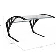 ID MARKET - Toit de protection UV en polycarbonate pour robot tondeuse gris anthracite - vignette