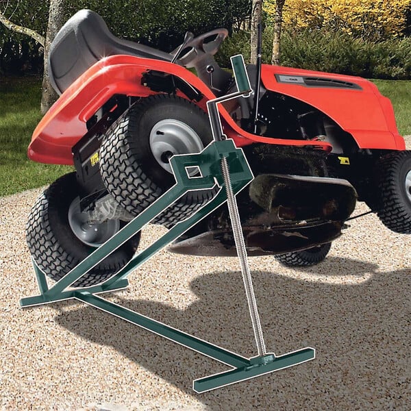 ID MARKET - Cric lève tracteur tondeuse 400 KG - large