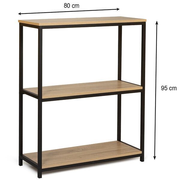 ID MARKET - Console 3 niveaux DETROIT design industriel - large