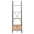 ID MARKET - Etagère échelle 4 niveaux avec tiroir DETROIT design industriel - vignette