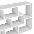 ID MARKET - Etagère murale COLETTE avec 8 compartiments blanc - vignette