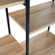 ID MARKET - Étagère bibliothèque trio 5 niveaux DETROIT design industriel 170 cm - vignette