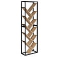 ID MARKET - Etagère bibliothèque en forme d'arbre 10 niveaux DETROIT design industriel 170 cm - vignette
