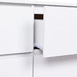 ID MARKET - Commode 6 tiroirs TOMI XXL 140 cm bois blanc - vignette