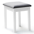 ID MARKET - Coiffeuse BELLA avec miroir LED et tabouret - vignette