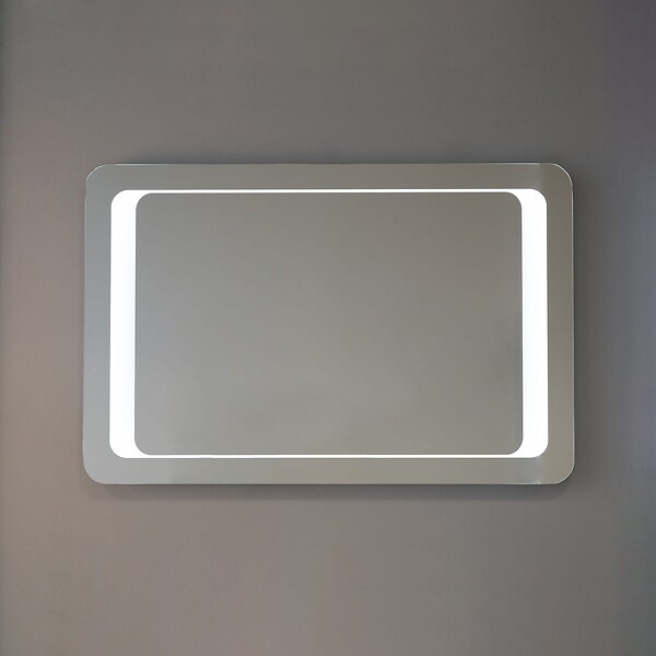 KIAMAMI VALENTINA - Miroir Avec Sablage Frontal Rétro-Éclairé Avec Led 90X60 Cm - large