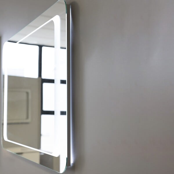 KIAMAMI VALENTINA - Miroir À Led Rétro-Éclairé Avec Sablage 80X60cm Réversible - large