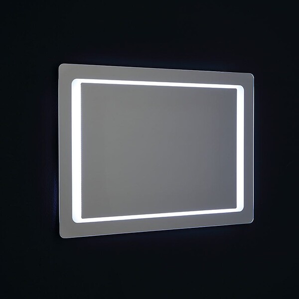 KIAMAMI VALENTINA - Miroir 100X70 De Salle De Bain Rétroéclairé Avec Led Réversible - large