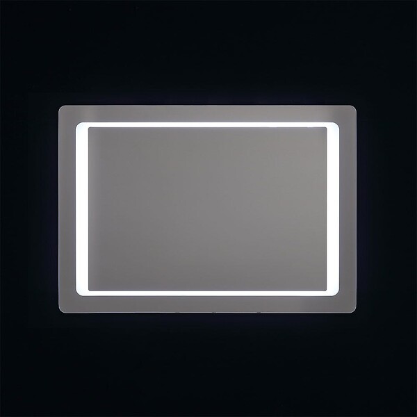 KIAMAMI VALENTINA - Miroir 100X70 De Salle De Bain Rétroéclairé Avec Led Réversible - large