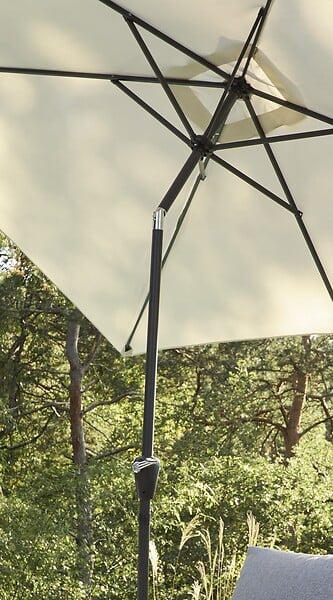 MODE DE VIE - Parasol droit Hermes - Taupe - 3x2m - large