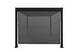 Store 3m à enroulement manuel pour pergola - coloris gris anthracite - vignette