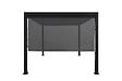 Store 3m à enroulement manuel pour pergola - coloris gris anthracite - vignette