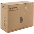 GEFOM - Lampadaire avec liseuse - Argent - 1,80m - vignette