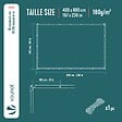 VOUNOT - Bâche de Protection en Polyéthylène resistant et impermeable 180g/m² bleu 4x6m - vignette
