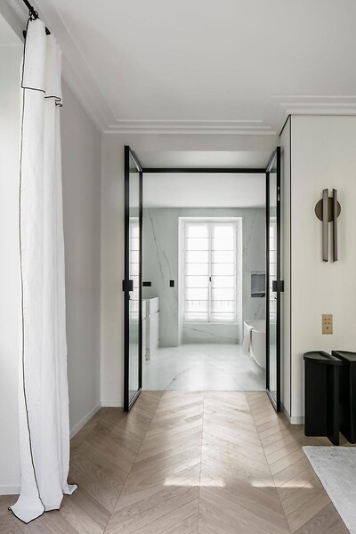 ORAC DECOR - C396 STEPS Corniche Plafond pour éclairage indirect et cache tringle à rideau Orac Decor - 18,5x6,1x200cm (h x p x L) - moulure décorative polyuréthane Carton complet - large