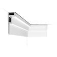 ORAC DECOR - C396 STEPS Corniche Plafond pour éclairage indirect et cache tringle à rideau Orac Decor - 18,5x6,1x200cm (h x p x L) - moulure décorative polyuréthane Pack 2 pièces - vignette