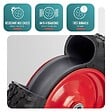 VOUNOT - Roue gonflable robuste 4.80/4.00-8 pour chariot brouette alesage 20mm 400x85mm rouge - vignette