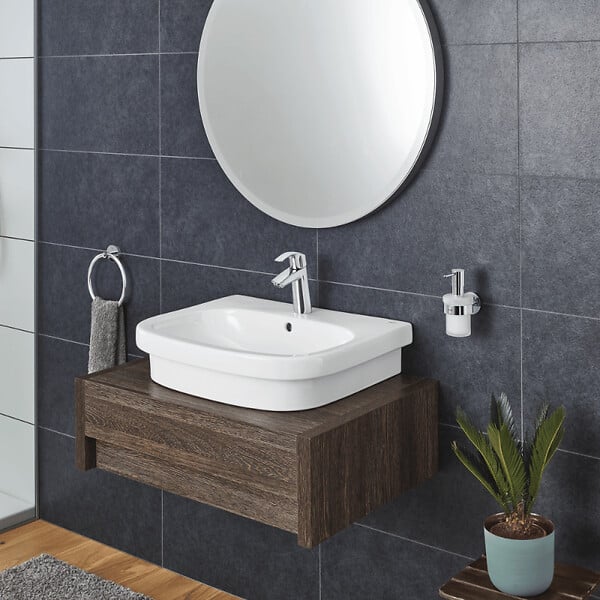 GROHE - Mitigeur lavabo EUROSMART GROHE 23322001 -  taille M - bec bas - chrome - large