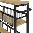 ID MARKET - Desserte de cuisine gain de place DETROIT 4 niveaux sur roulettes design industriel - vignette