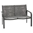 HESPERIDE - Salon de jardin Piazza 4 places gris graphite - vignette