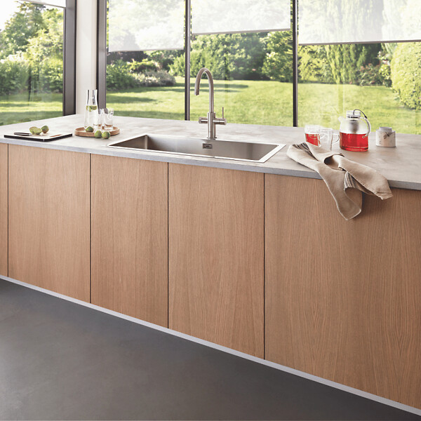 GROHE - K700 Évier en acier inoxydable, Inox (31580SD1) - large