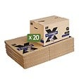 PACK AND MOVE - Pack and Move - Lot de 20 Cartons Déménagement X Strong - 60 x 40 x 40 cm - Charge 40 kg - Extrême Résistance - Grande Capacité - vignette