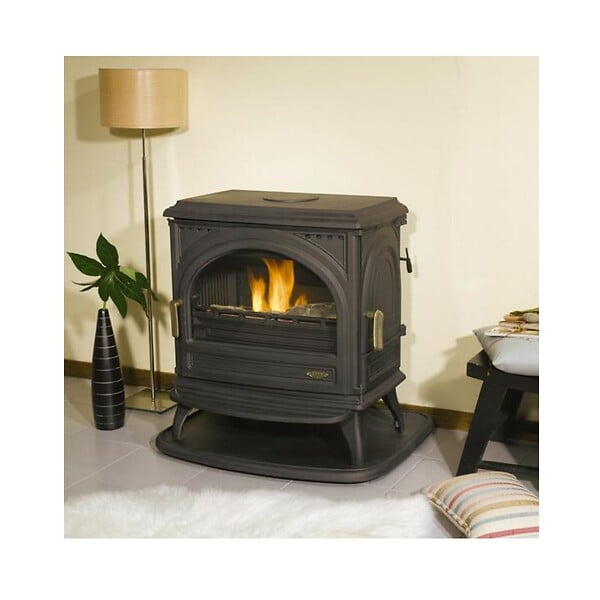 GODIN - Poêle à Bois Fonte 9kw Anthracite - 366106ANTHRACITE - large