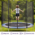 KANGUI - KANGUI Trampoline rond Ø300cm avec filet de sécurité - RALLI 300 - vignette