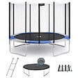 KANGUI - Trampoline rond Ø 300cm avec filet, échelle, bâche et kit ancrage - RALLI 300 - vignette