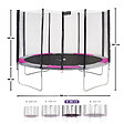 KANGUI - KANGUI Trampoline rond Ø360cm avec filet de sécurité - RALLI 360 - vignette