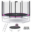 KANGUI - Trampoline rond Ø 360cm avec filet, échelle, bâche et kit ancrage - RALLI 360 - vignette