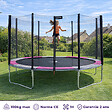 KANGUI - Trampoline rond Ø 360cm avec filet, échelle, bâche et kit ancrage - RALLI 360 - vignette
