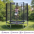 KANGUI - KANGUI Trampoline rond Ø180cm avec filet de sécurité - RALLI - vignette