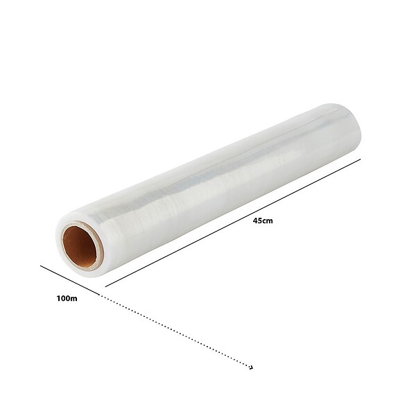 PACK AND MOVE - Pack and Move - Lot 2 Films Étirables - 0,45 x 100 m - Protection, Emballage, Déménagement - Anti rayures - Anti frottements - Imperméable - large