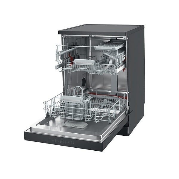 HOTPOINT-ARISTON - lave-vaisselle 60cm 14 couverts 41db gris - HFC3T141WCSB - large