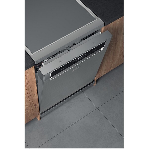 HOTPOINT-ARISTON - lave-vaisselle 60cm 14 couverts 41db gris - HFC3T141WCSB - large