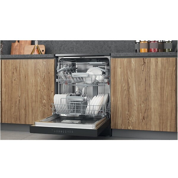 HOTPOINT-ARISTON - lave-vaisselle 60cm 14 couverts 41db gris - HFC3T141WCSB - large
