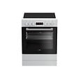 BEKO - Cuisinière Vitrocéramique 72l 4 Feux Blanc - FBE67300WCS - vignette
