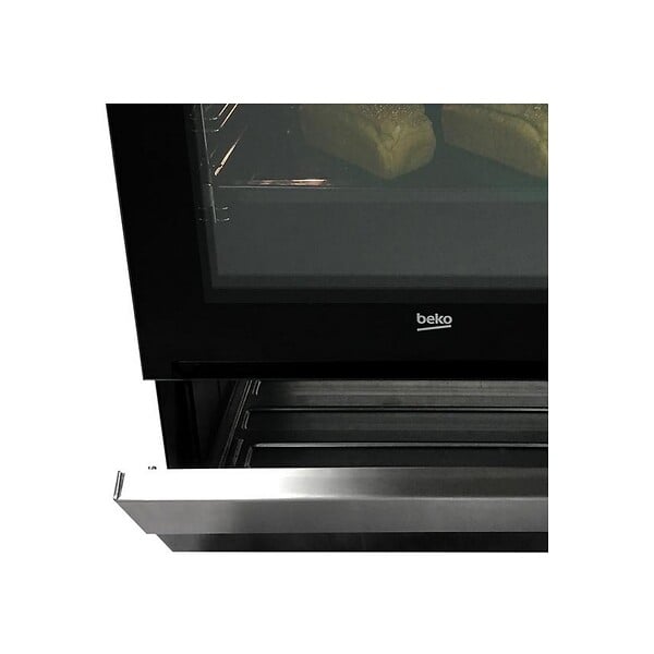 BEKO - Cuisinière Vitrocéramique 72l 4 Feux Blanc - FBE67300WCS - large