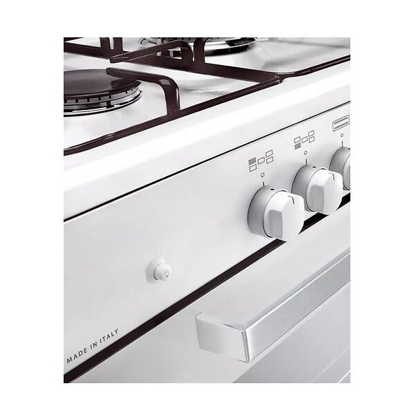 GLEM - cuisinière gaz 57l 4 feux blanc - GA660CVMWH - large