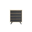 HABITAT ET JARDIN - Commode en bois "Suvera" - 70 x 40 x 86 cm - Marron - vignette