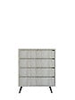HABITAT ET JARDIN - Commode en bois "Suvera" - 70 x 40 x 86 cm - Travertin - vignette