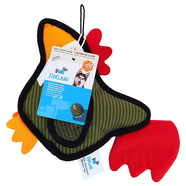 FIDELAMI - peluche elvis le coq - large