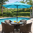 CONCEPT USINE - Parasol gris rond 294 x 294 m PORTOFINO $ - vignette
